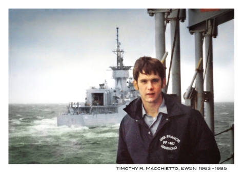 This page is dedicated to Tim Macchietto, EWSN, USN  1963 to 1985. 